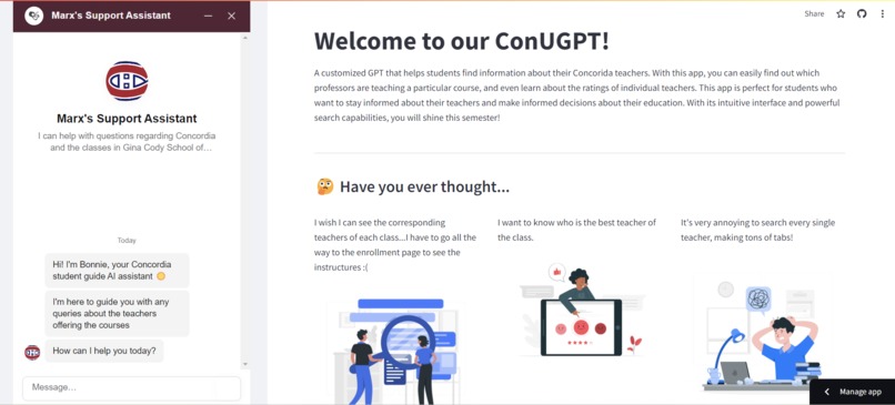 ConUGPT – screenshot 1