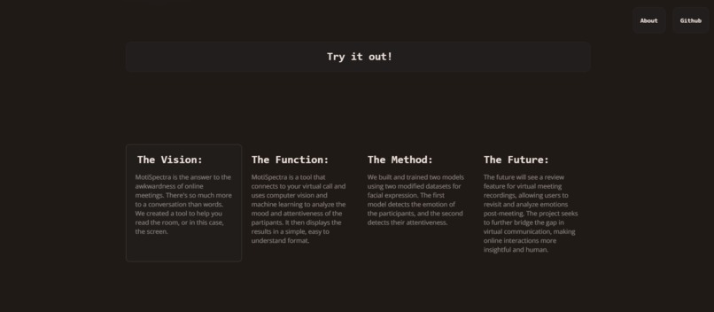 MotiSpectra – screenshot 2