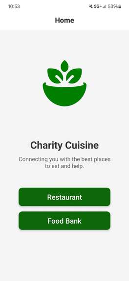 CharityCuisine – screenshot 1