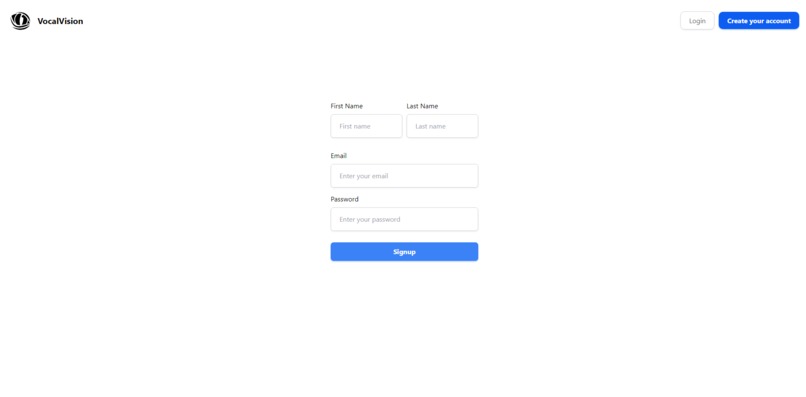 VocalVision – screenshot 2