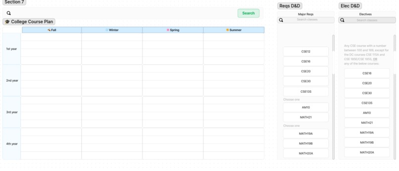 UCSC Major Reqs Planner – screenshot 6