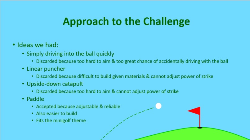 Steve, the mini-golf robot – screenshot 4