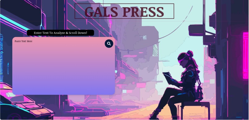GalsPress – screenshot 1