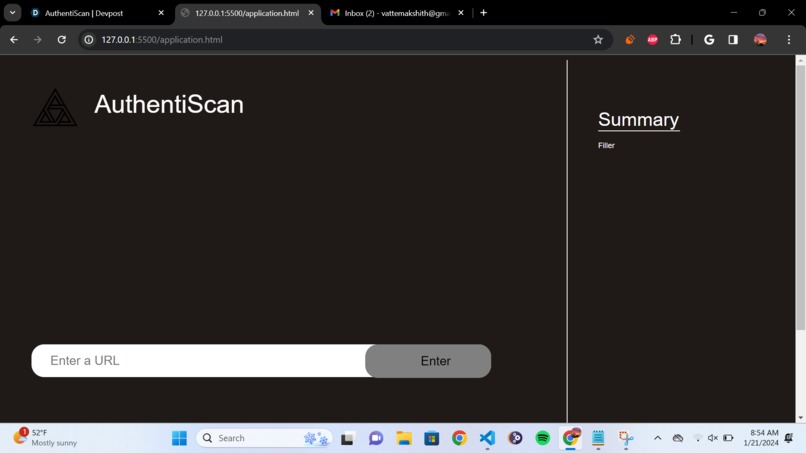 AuthentiScan – screenshot 2