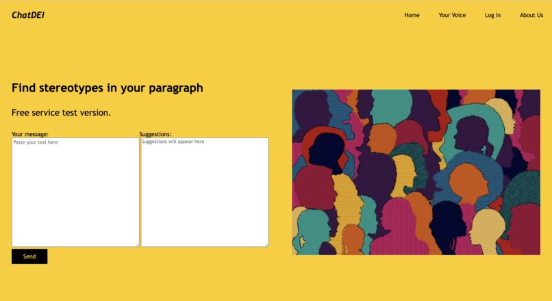 ChatDEI – screenshot 1
