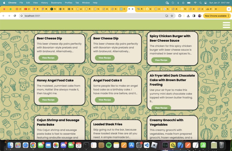 R'recipes – screenshot 1