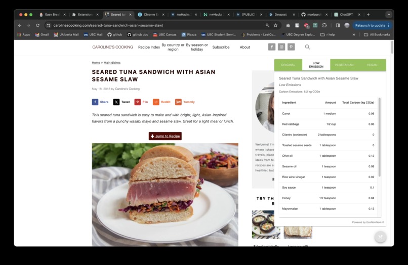 EcoNomNom – screenshot 2