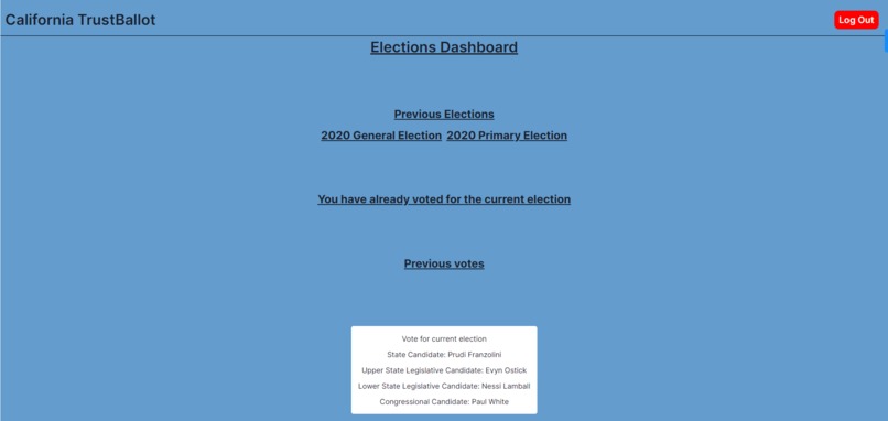 TrustBallot – screenshot 1