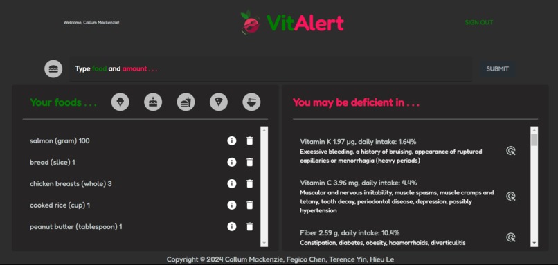 VitAlert – screenshot 4