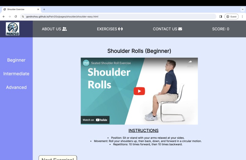 Pain2Go – screenshot 2