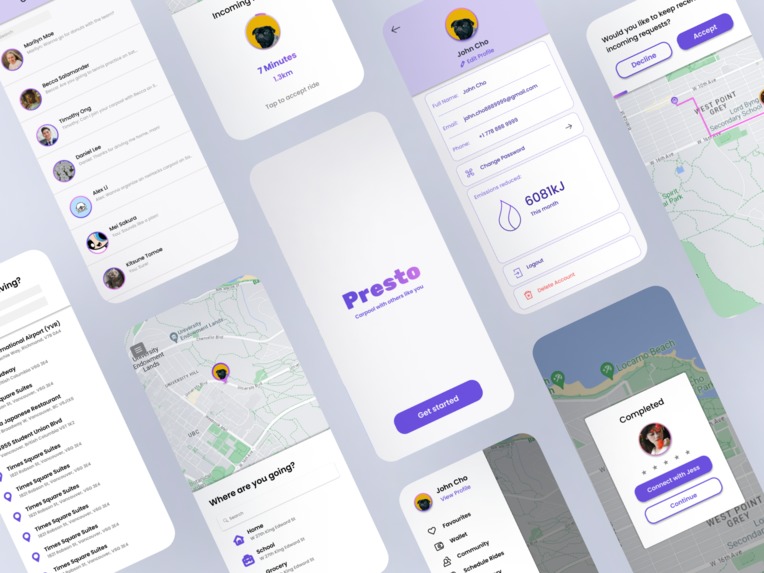 Presto - Community Carpool – screenshot 1