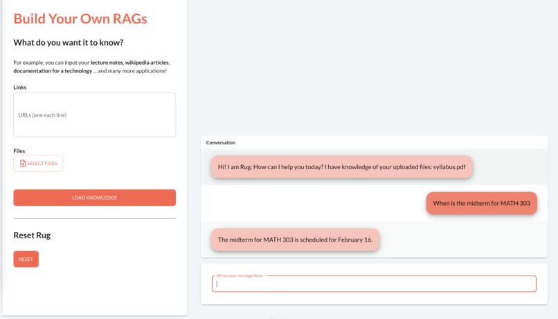 RAG-U – screenshot 1