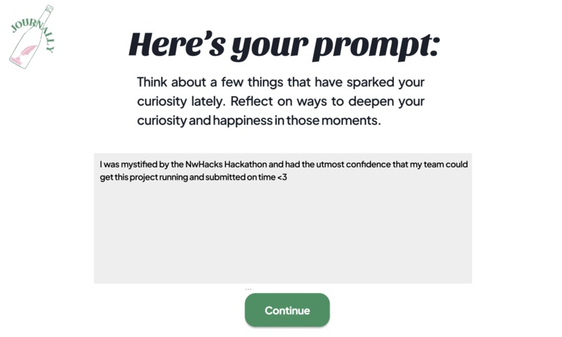 Journally – screenshot 1