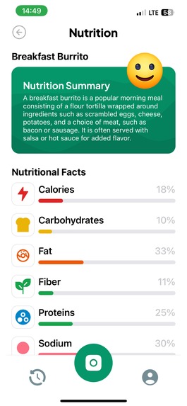 NutriSnap – screenshot 1