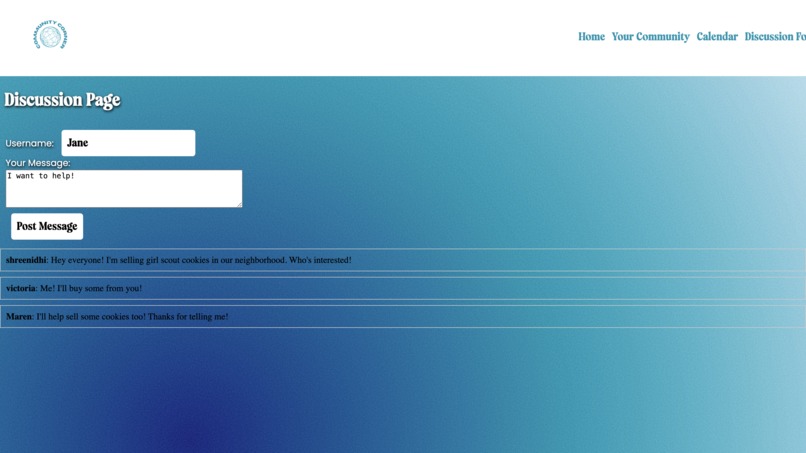 Community Corner – screenshot 1
