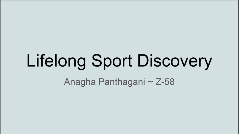 Lifelong Sport Discovery  Z-58 – screenshot 1