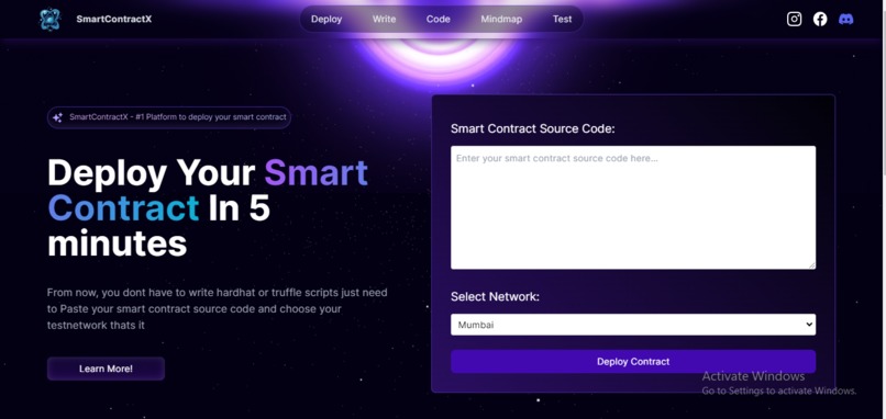 SmartContractX – screenshot 1