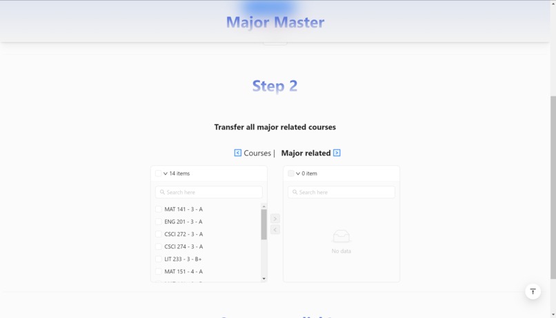 Major GPA calculator – screenshot 3