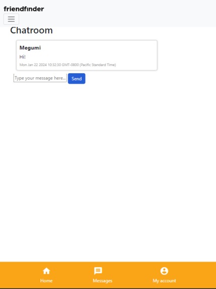 FriendFinder – screenshot 3