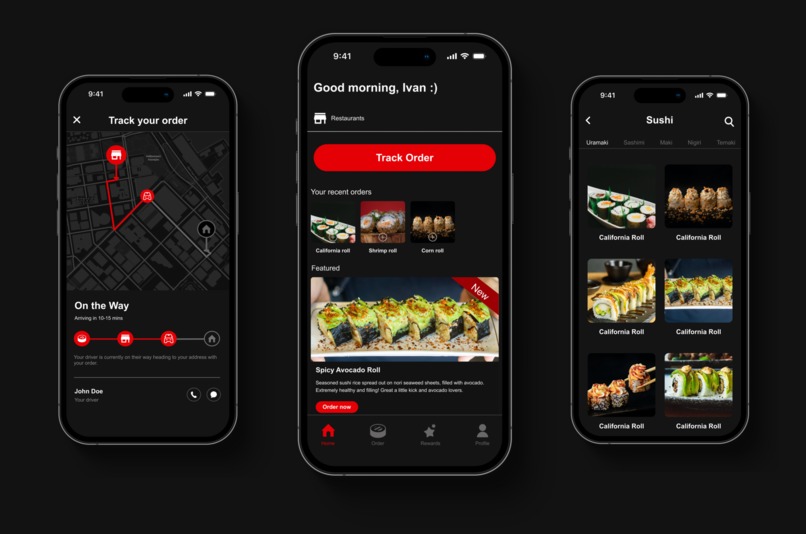 Oishi- Sushi Ordering App – screenshot 1