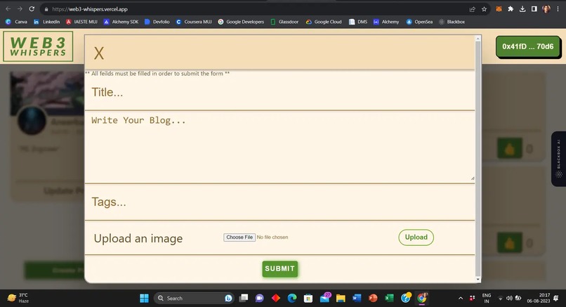 Web3 Whispers – screenshot 1