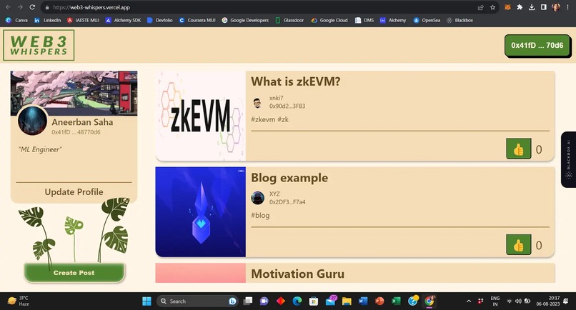 Web3 Whispers – screenshot 2