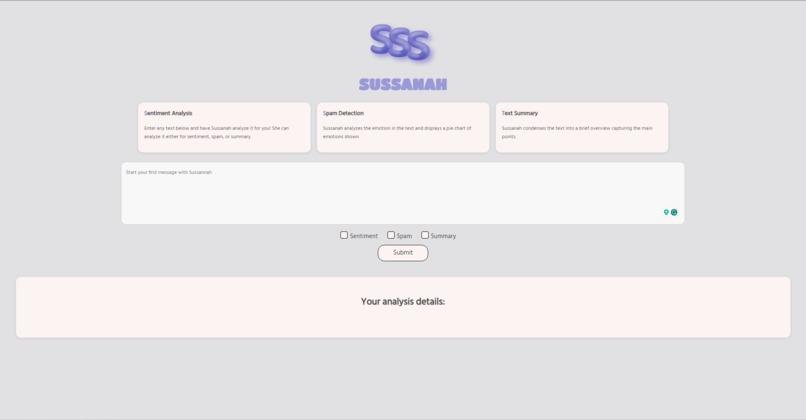 SussanahAI – screenshot 2