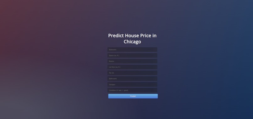House Price Prediction – screenshot 1