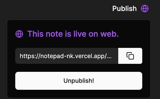 Note-pad – screenshot 2