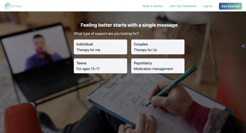 E-tuze – screenshot 1