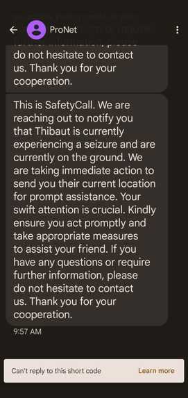 SafetyCall – screenshot 3