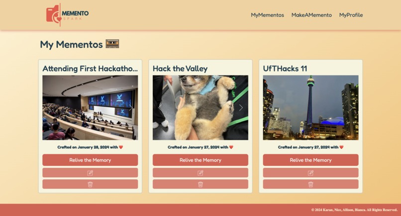 Memento Spark – screenshot 4