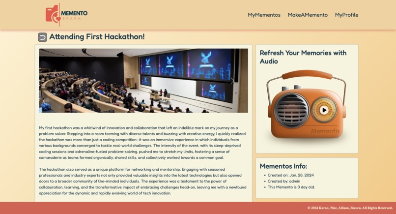 Memento Spark – screenshot 6