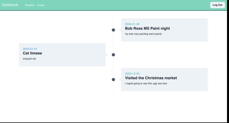 Datebook – screenshot 2