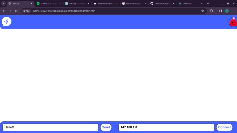 Nexus Chat TEAM 11 – screenshot 1