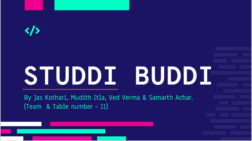 StuddiBuddi / Team Number 11 | Devpost