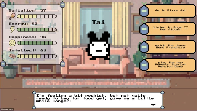 tAImagotchi – screenshot 4