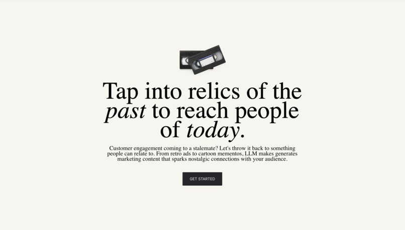 Large Language Marketing  – screenshot 1