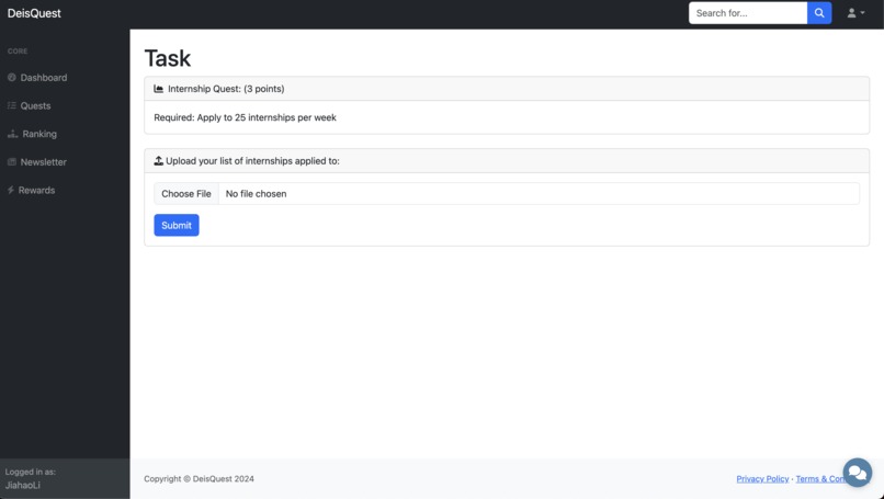 DeisQuest – screenshot 1