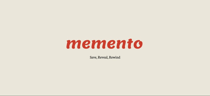 Memento – screenshot 1