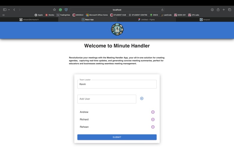 Minute Handler – screenshot 1