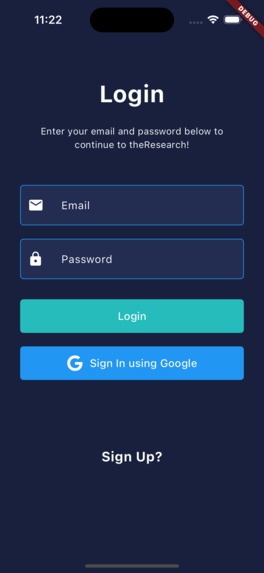 theResearch – screenshot 2