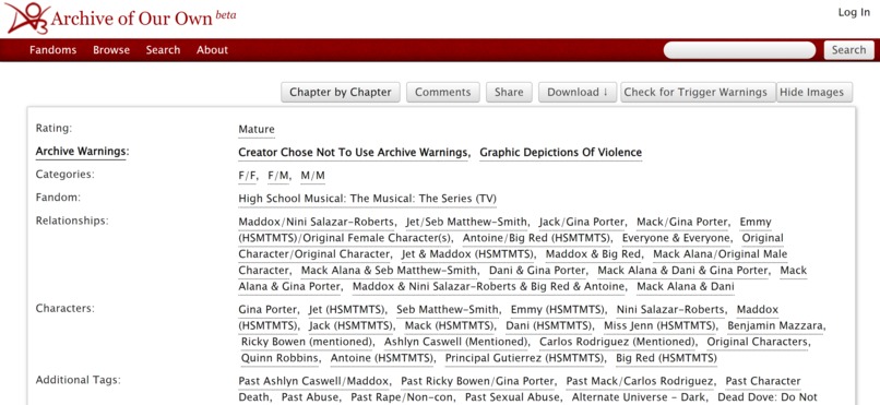 AO3 Enhanced – screenshot 2