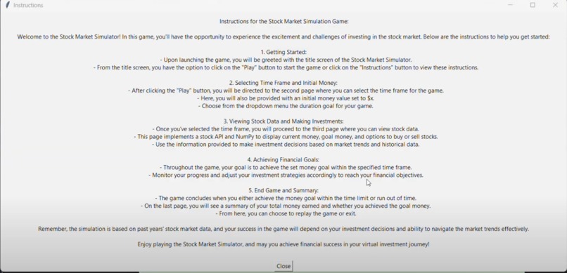 Stock Market Simulator- HACKTRACK_MOST_IMPACTFUL – screenshot 2