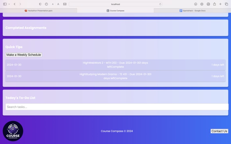 Course Compass – screenshot 4