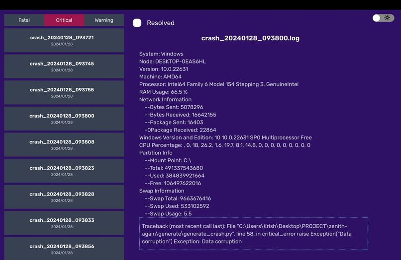 Zenith – screenshot 2