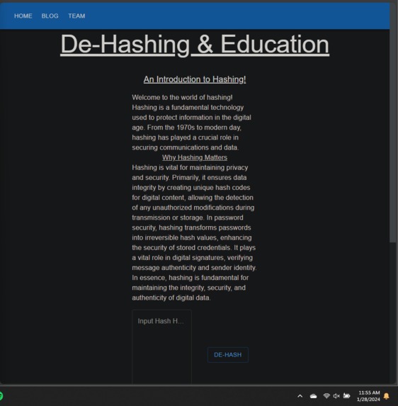 De-Hash – screenshot 1