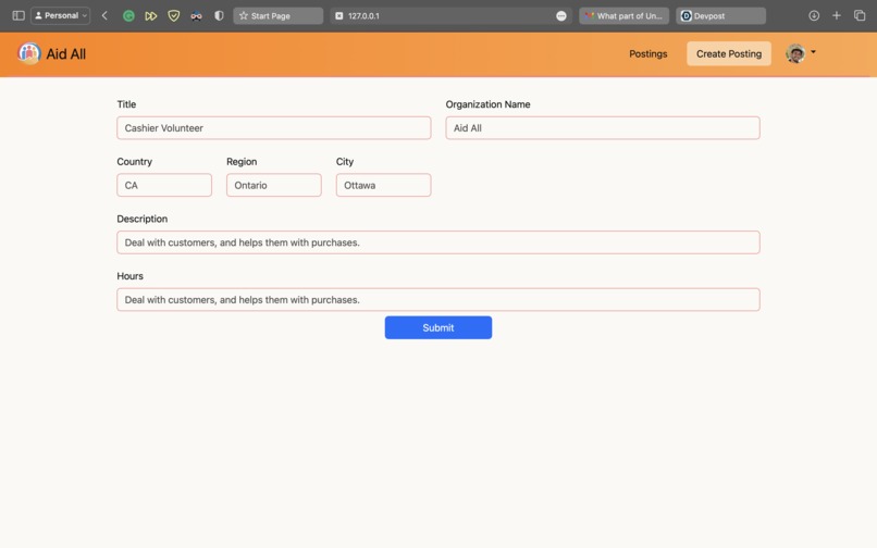 AidAll – screenshot 2