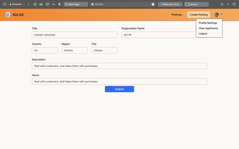 AidAll – screenshot 3