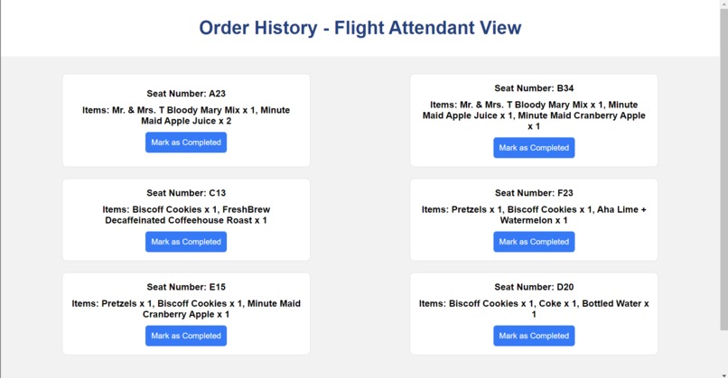 Snack/Drink Workflow App – screenshot 1